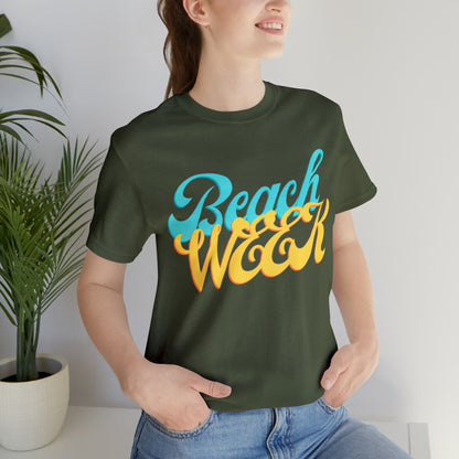 DCAL Beach Collection "Beach Week" Unisex Jersey Short Sleeve Tee