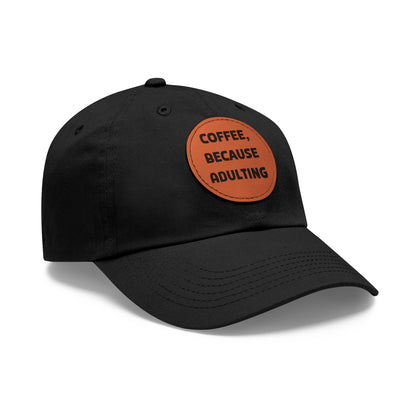 DCAL Brown Collection Accessories "Coffee" Hat with Leather Patch (Round)