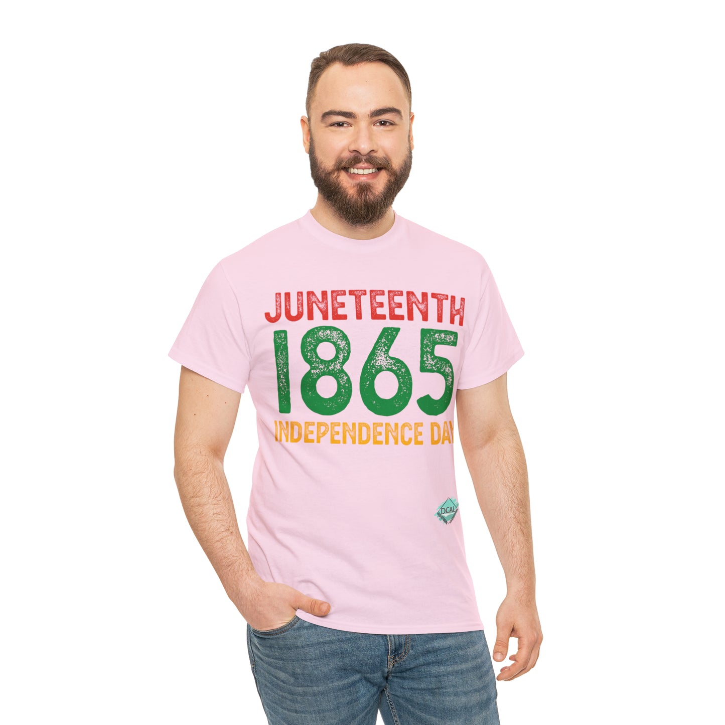 DCAL Juneteenth "1865" Unisex Heavy Cotton Tee