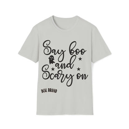 Graphic Tee Halloween "Scary On" Unisex Softstyle T-Shirt