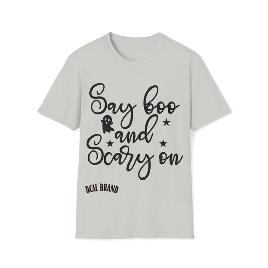 Graphic Tee Halloween "Scary On" Unisex Softstyle T-Shirt