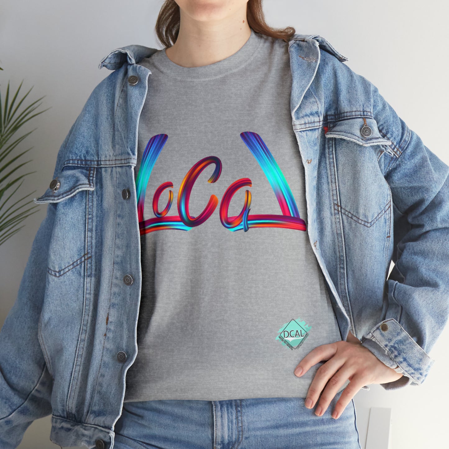 DCAL Graphic Tees "Local Colorful" Unisex Heavy Cotton Tee