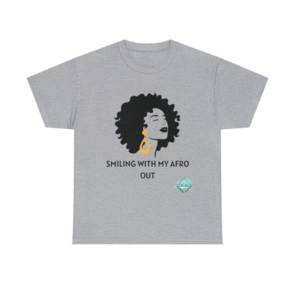 DCAL Graphic Tees "Afro Out" Unisex Heavy Cotton Tee