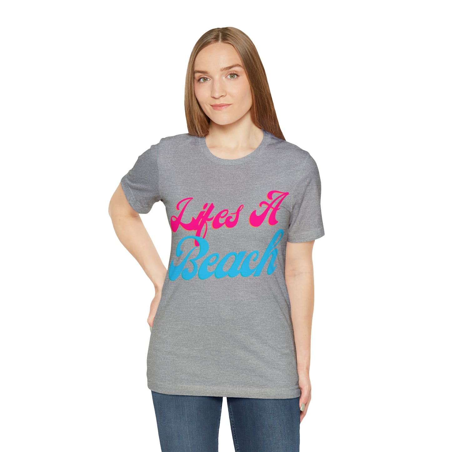 DCAL Beach Collection "Wifes a Beach" Unisex Jersey Short Sleeve Tee