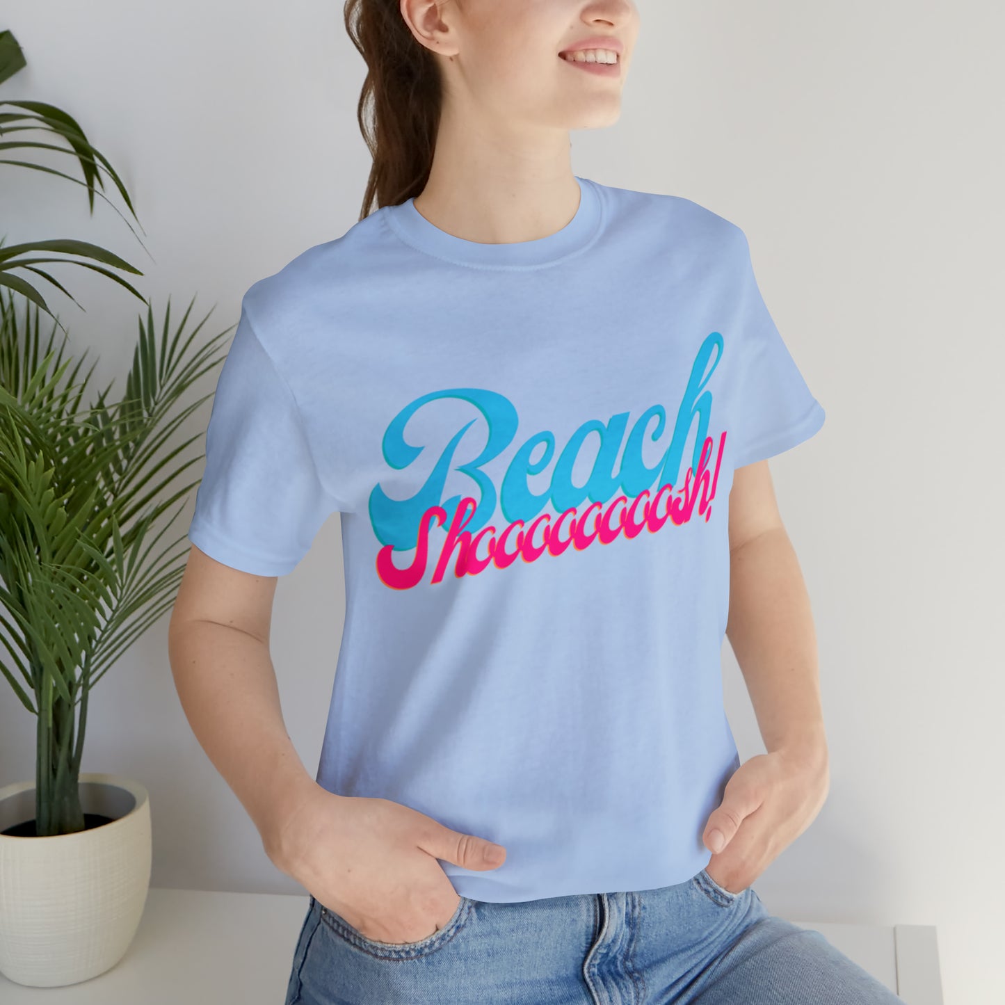 DCAL Beach Collection "Beach Shoosh" Unisex Jersey Short Sleeve Tee