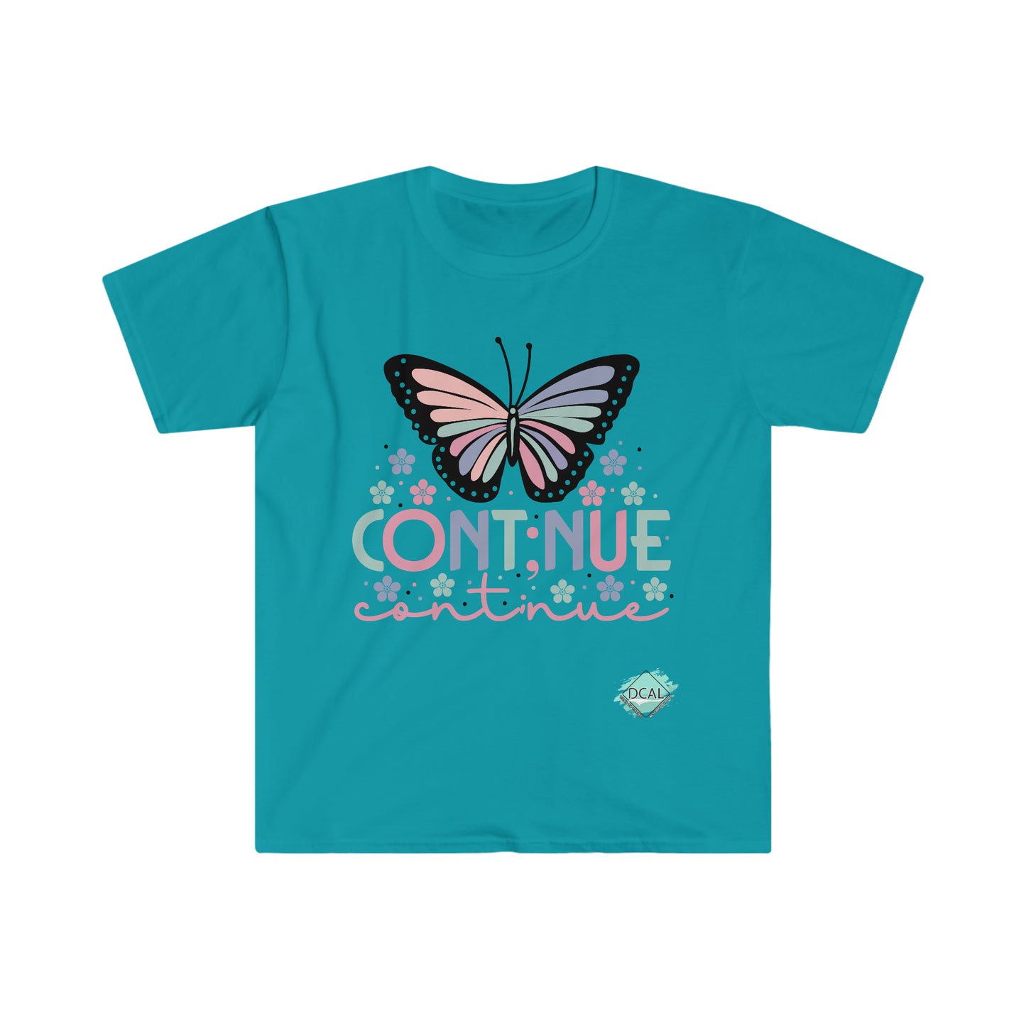 DCAL Strength In Stiches "Continue" Unisex Softstyle T-Shirt
