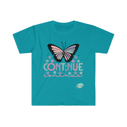 DCAL Strength In Stiches "Continue" Unisex Softstyle T-Shirt
