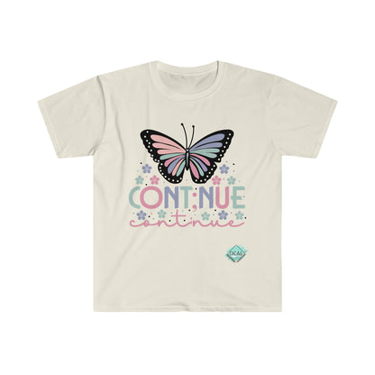 DCAL Strength In Stiches "Continue" Unisex Softstyle T-Shirt