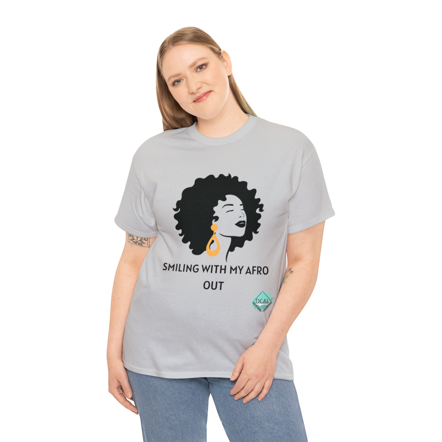 DCAL Graphic Tees "Afro Out" Unisex Heavy Cotton Tee