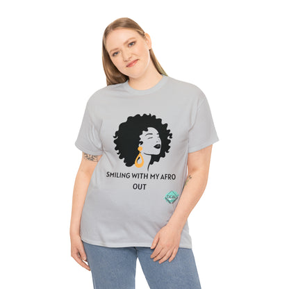 DCAL Graphic Tees "Afro Out" Unisex Heavy Cotton Tee