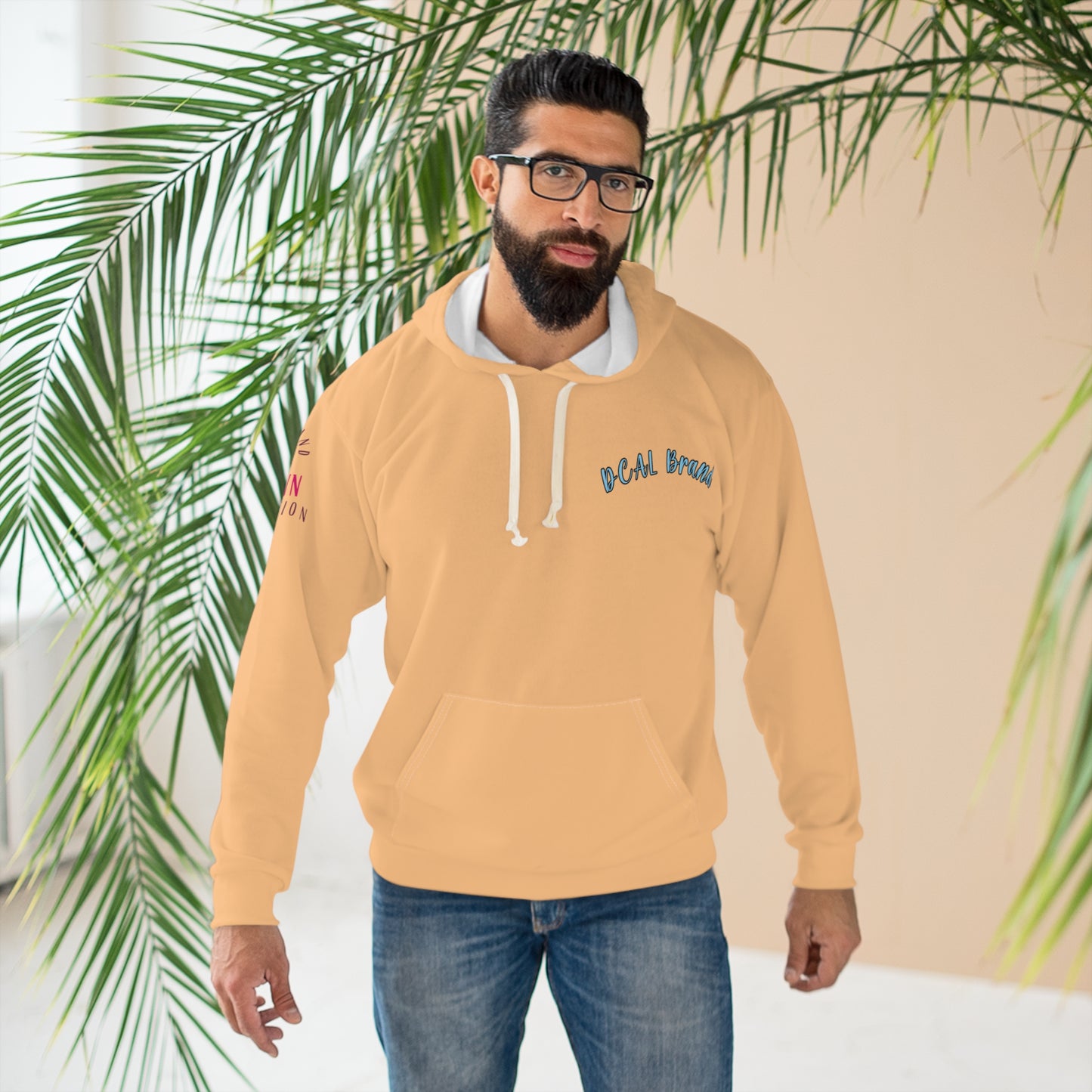 DCAL Brown Collection "Peach" Unisex Pullover Hoodie