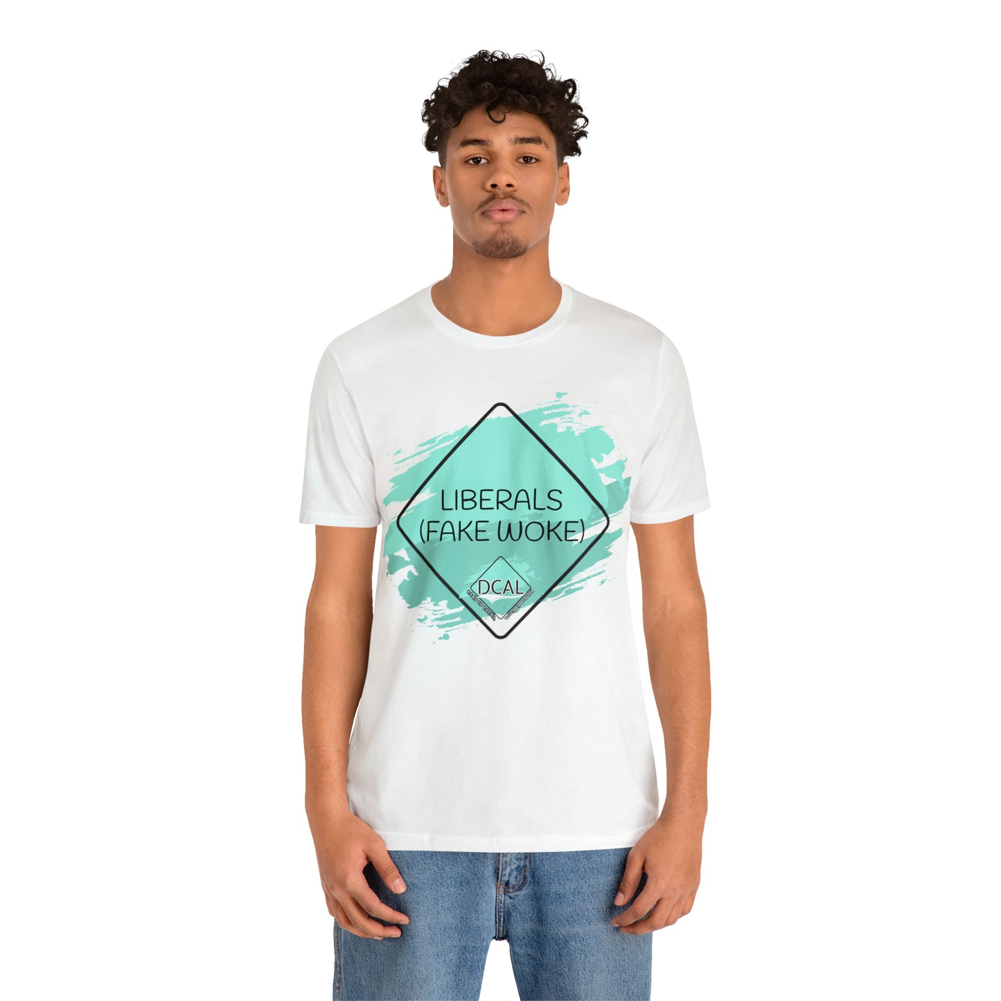 DCAL Graphic Tees "Fake Woke" Unisex Jersey Short Sleeve Tee