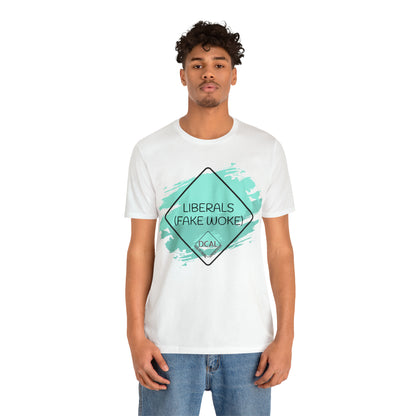 DCAL Graphic Tees "Fake Woke" Unisex Jersey Short Sleeve Tee