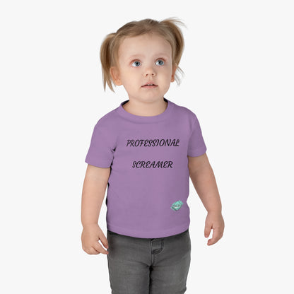 DCAL Baby Clothes "Professional Screamer" Infant Cotton Jersey Tee