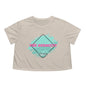 DCAL Graphic Tees "The Audacity" Women's Flowy Cropped Tee