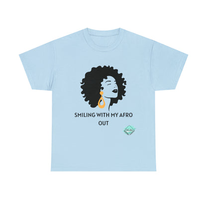 DCAL Graphic Tees "Afro Out" Unisex Heavy Cotton Tee
