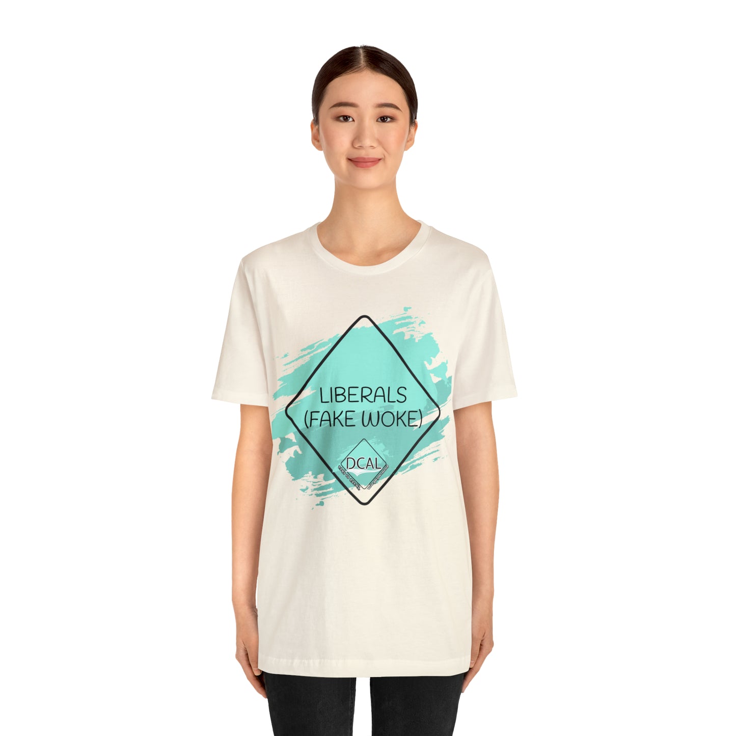 DCAL Graphic Tees "Fake Woke" Unisex Jersey Short Sleeve Tee