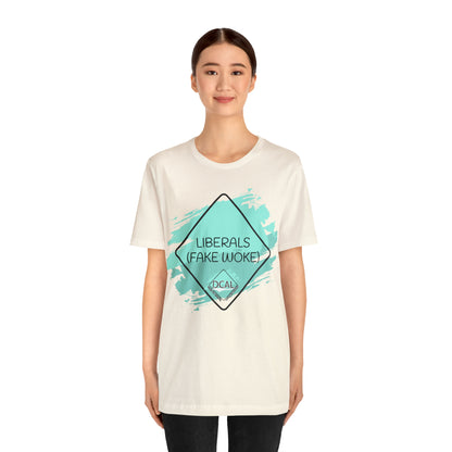 DCAL Graphic Tees "Fake Woke" Unisex Jersey Short Sleeve Tee
