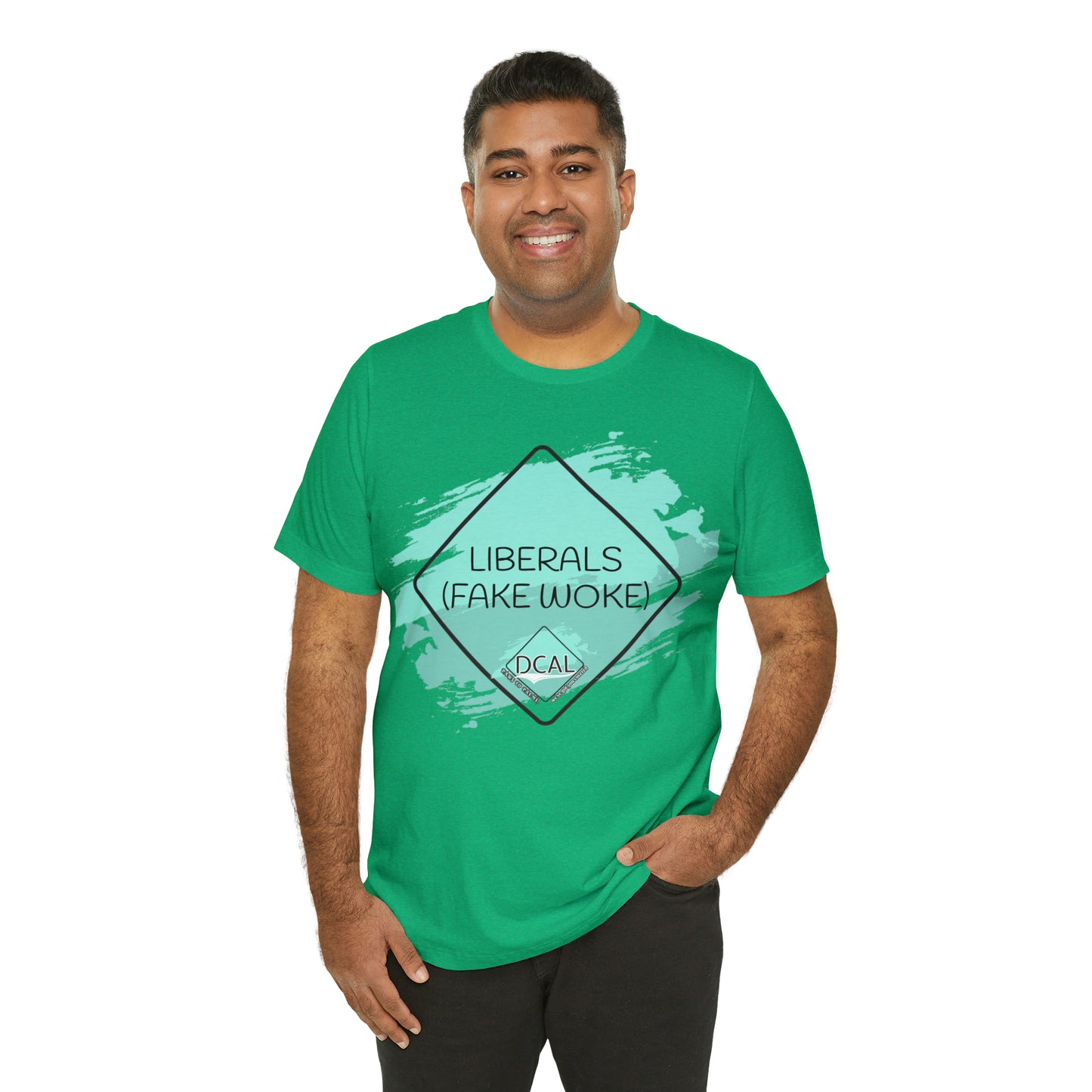 DCAL Graphic Tees "Fake Woke" Unisex Jersey Short Sleeve Tee