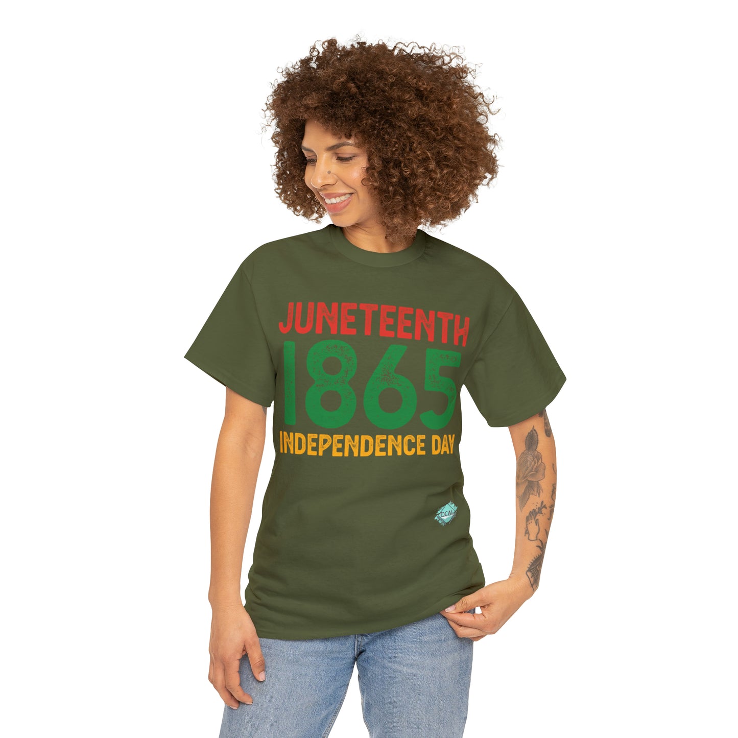 DCAL Juneteenth "1865" Unisex Heavy Cotton Tee