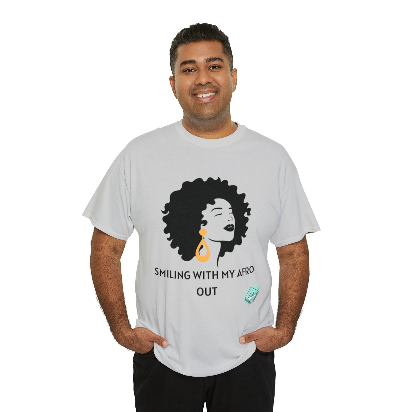 DCAL Graphic Tees "Afro Out" Unisex Heavy Cotton Tee