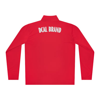 DCAL Brown Collection Unisex Quarter-Zip Pullover