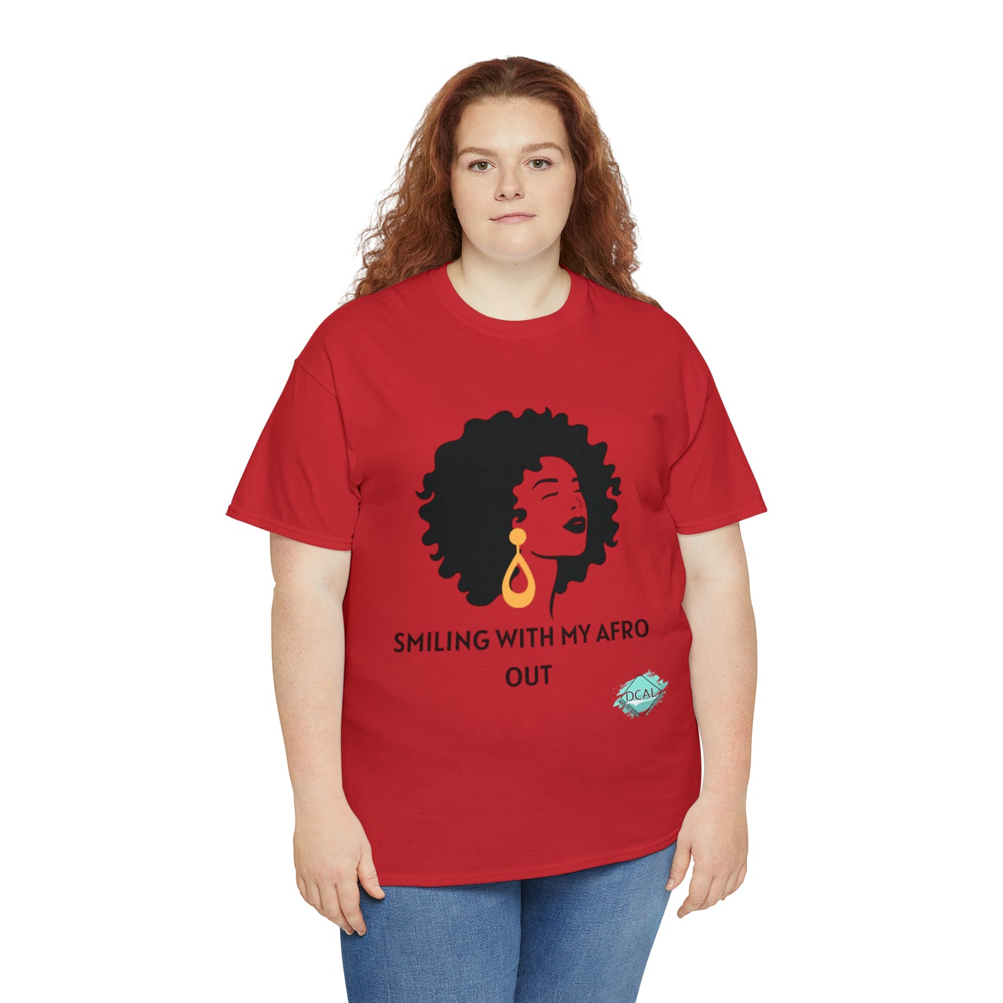 DCAL Graphic Tees "Afro Out" Unisex Heavy Cotton Tee