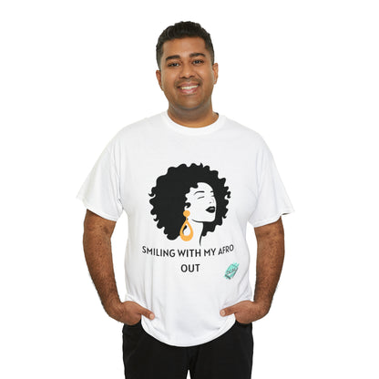 DCAL Graphic Tees "Afro Out" Unisex Heavy Cotton Tee