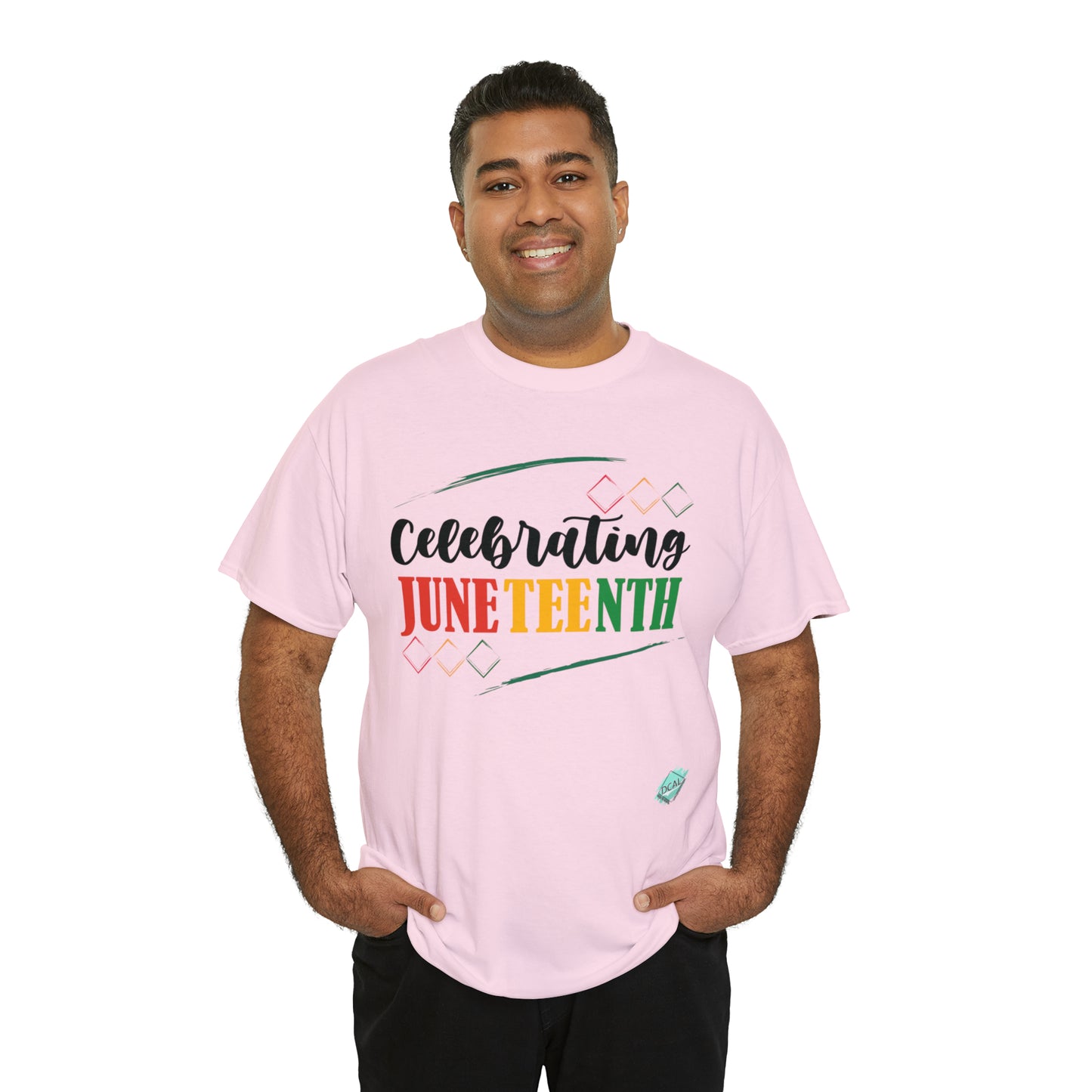 DCAL Juneteenth "Celebrating" Unisex Heavy Cotton Tee