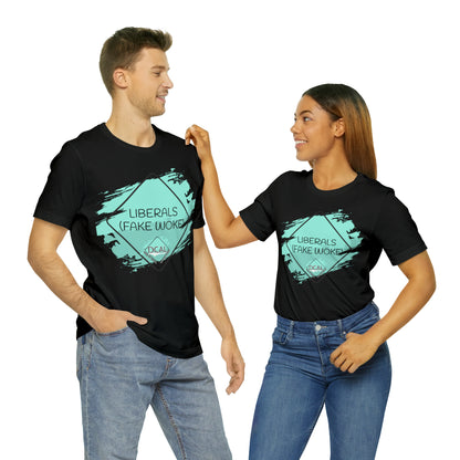 DCAL Graphic Tees "Fake Woke" Unisex Jersey Short Sleeve Tee