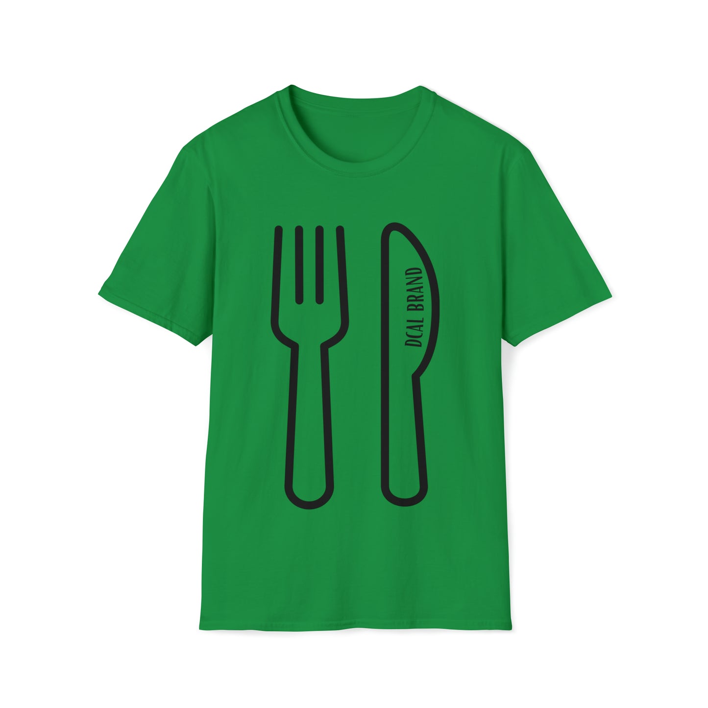 DCAL Graphic Tees Novel "Fork & Knife" Unisex Softstyle T-Shirt
