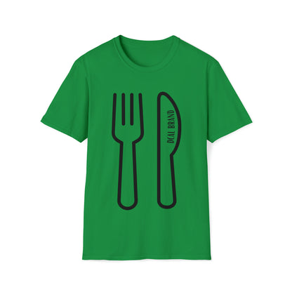 DCAL Graphic Tees Novel "Fork & Knife" Unisex Softstyle T-Shirt
