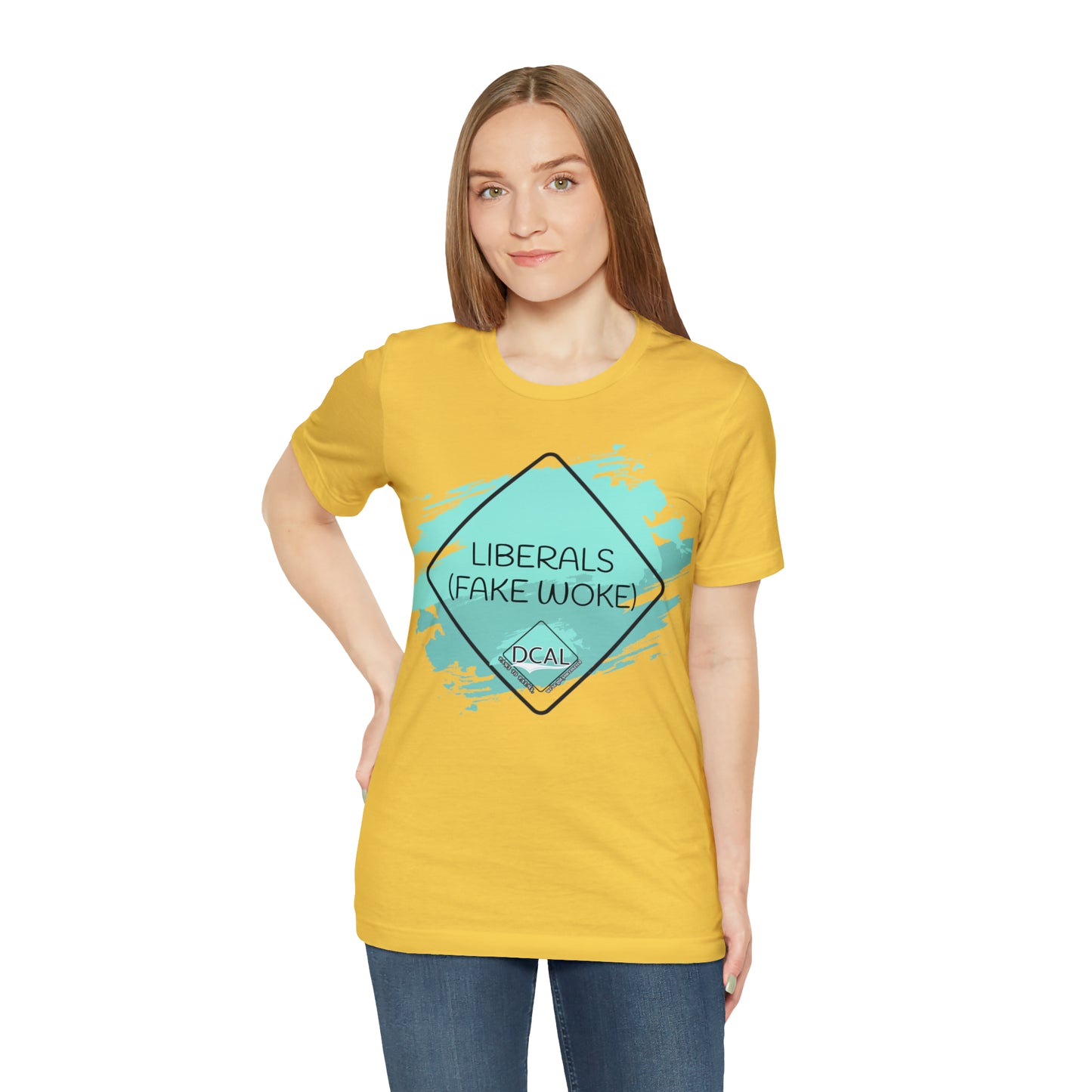 DCAL Graphic Tees "Fake Woke" Unisex Jersey Short Sleeve Tee