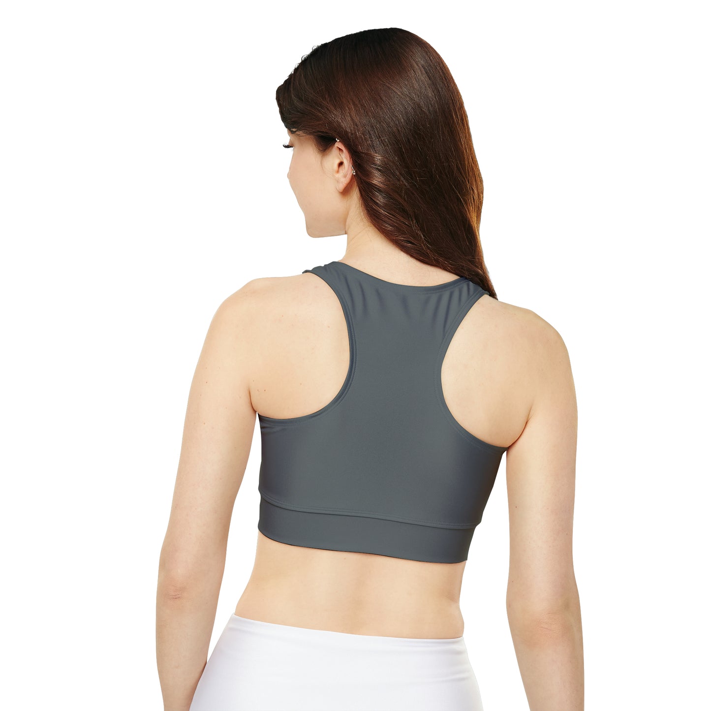 DCAL Athletic Elegance "You Can Do It" Fully Lined, Padded Sports Bra