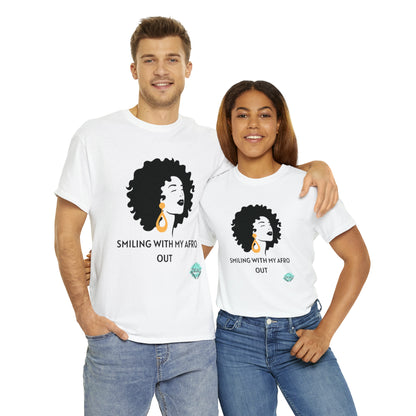 DCAL Graphic Tees "Afro Out" Unisex Heavy Cotton Tee