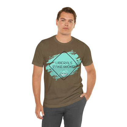 DCAL Graphic Tees "Fake Woke" Unisex Jersey Short Sleeve Tee