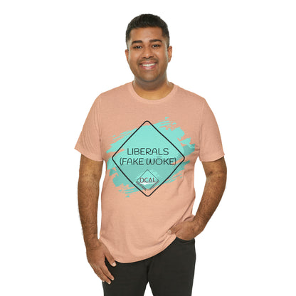 DCAL Graphic Tees "Fake Woke" Unisex Jersey Short Sleeve Tee