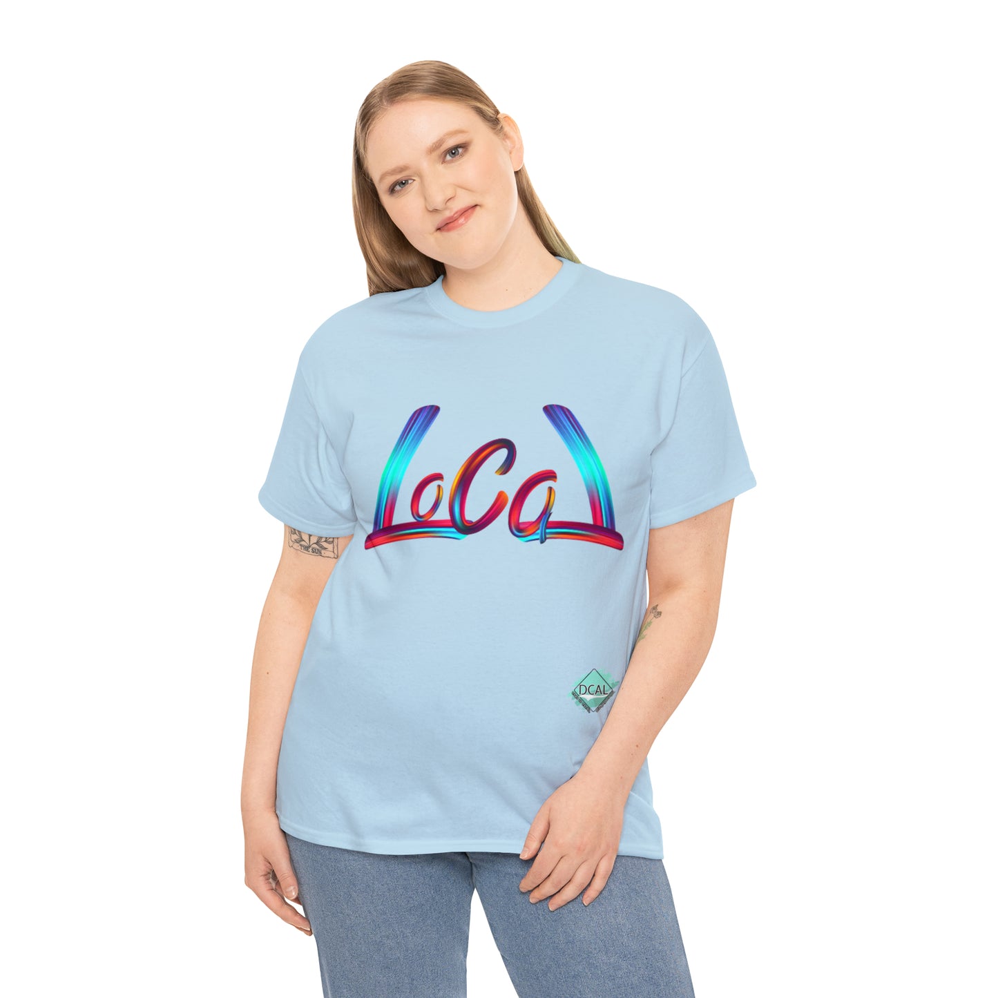 DCAL Graphic Tees "Local Colorful" Unisex Heavy Cotton Tee