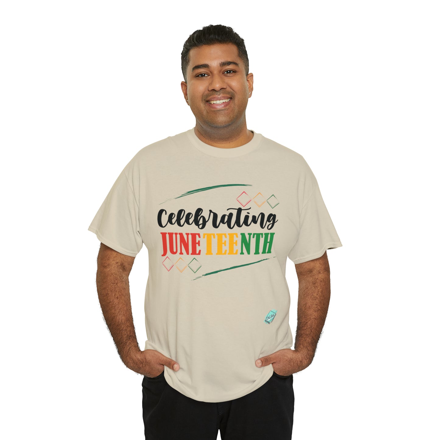 DCAL Juneteenth "Celebrating" Unisex Heavy Cotton Tee