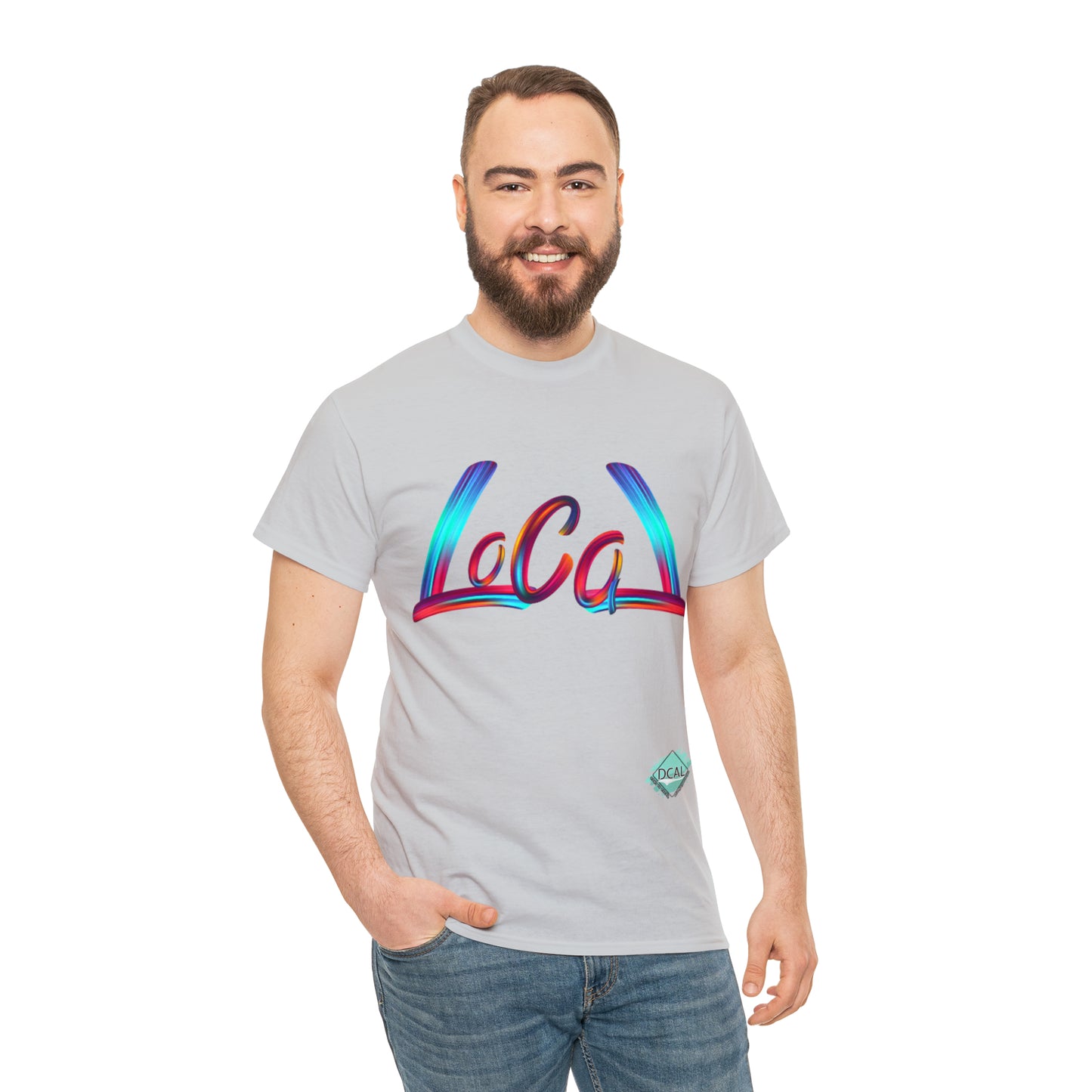 DCAL Graphic Tees "Local Colorful" Unisex Heavy Cotton Tee