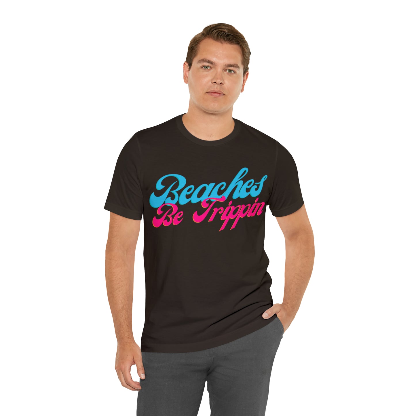 DCAL Beach Collection "Beach Be Trippin" Unisex Jersey Short Sleeve Tee