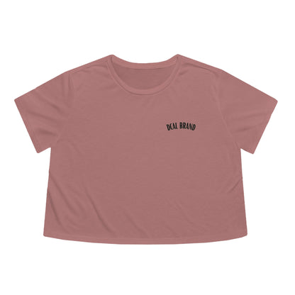 DCAL Women's Flowy Cropped Tee