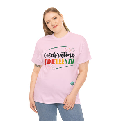 DCAL Juneteenth "Celebrating" Unisex Heavy Cotton Tee