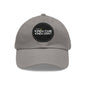 DCAL Brown Collection Accessories "Kinda Care, Kinda Don't" Hat with Leather Patch (Round)