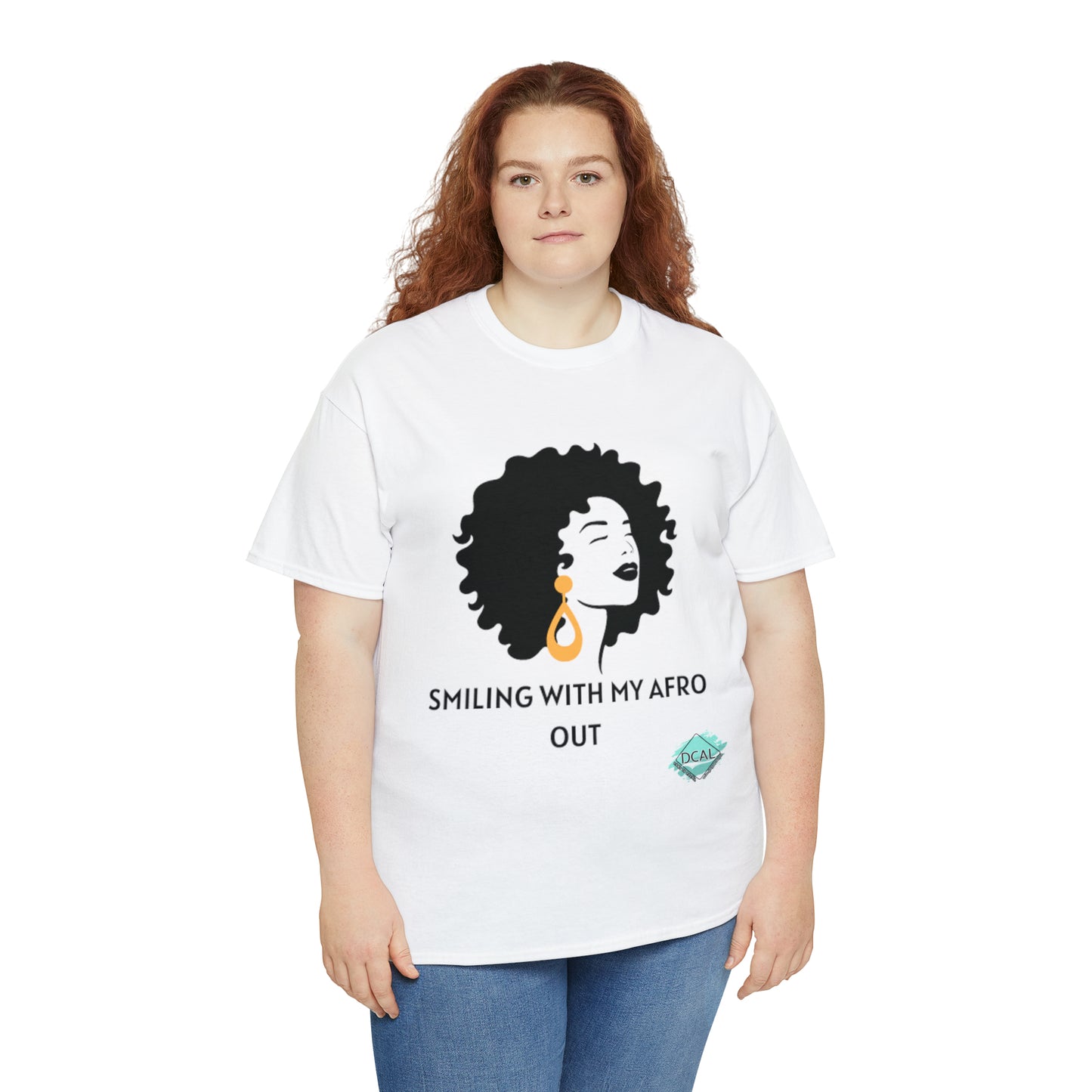 DCAL Graphic Tees "Afro Out" Unisex Heavy Cotton Tee