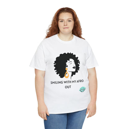 DCAL Graphic Tees "Afro Out" Unisex Heavy Cotton Tee