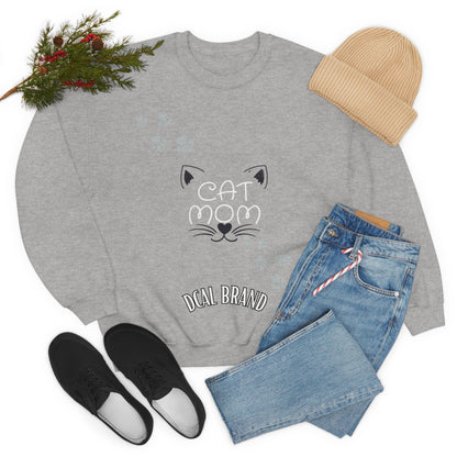 DCAL Meow Collection "Cat Mom" Unisex Heavy Blend™ Crewneck Sweatshirt