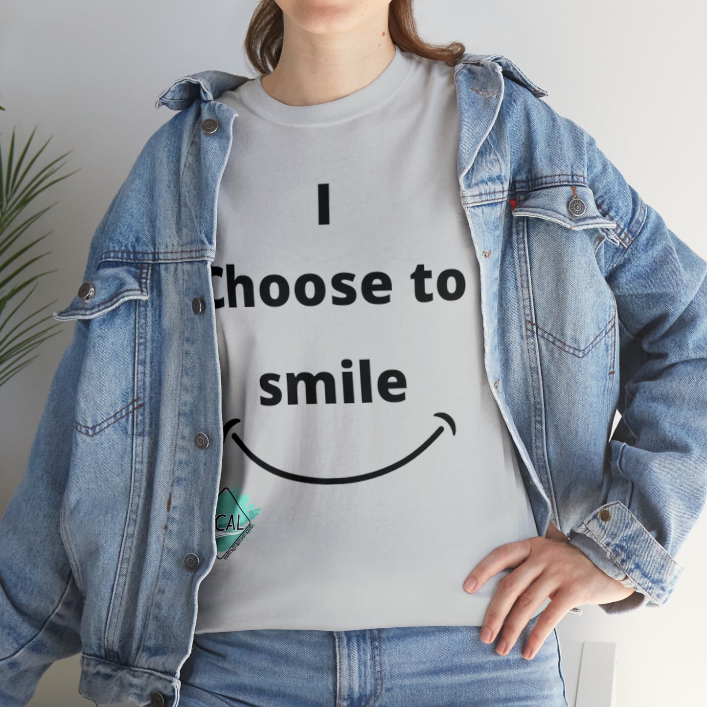 DCAL Graphic Tees "I Choose To Smile" Unisex Heavy Cotton Tee