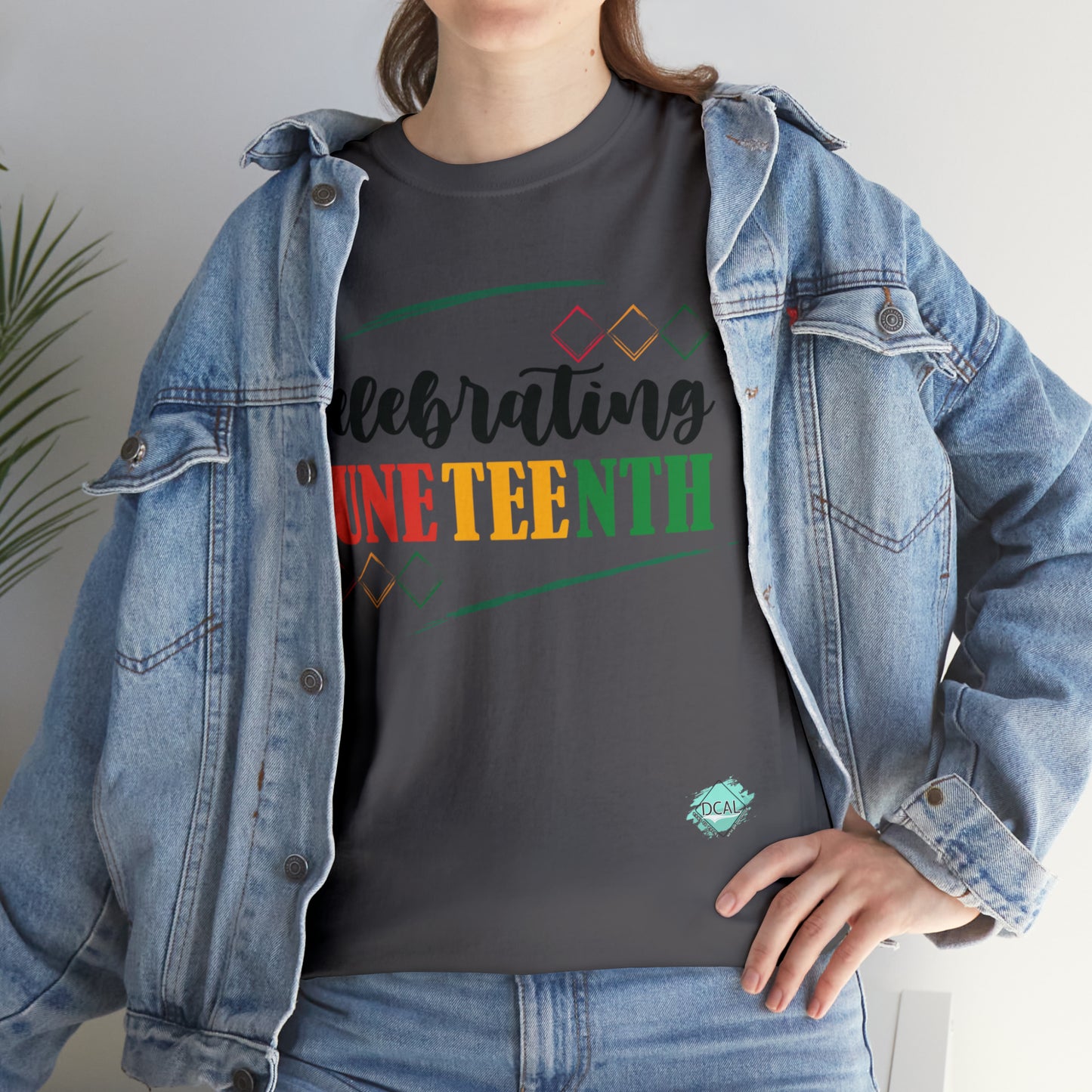 DCAL Juneteenth "Celebrating" Unisex Heavy Cotton Tee