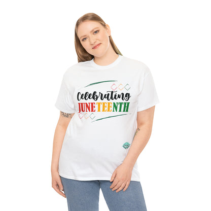 DCAL Juneteenth "Celebrating" Unisex Heavy Cotton Tee